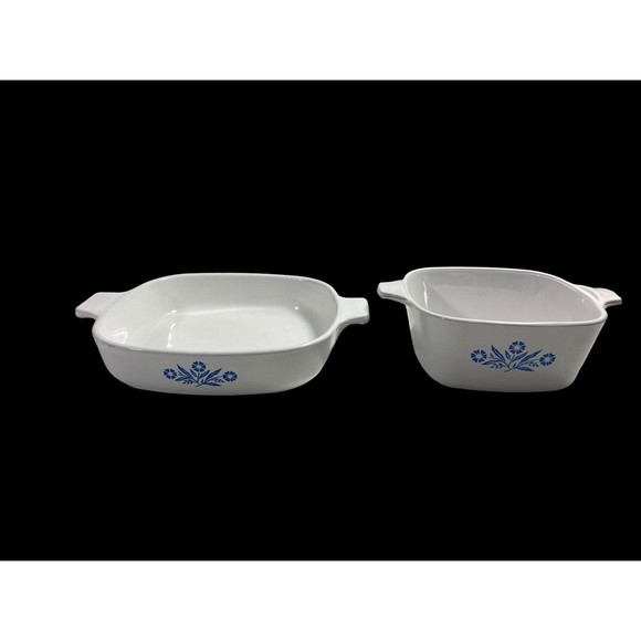 Corningware Other - VTG Corning Ware  P-7-B Petite Cornflower Blue P-43-B 2 3/4 Cup Dish Set 2 Lot